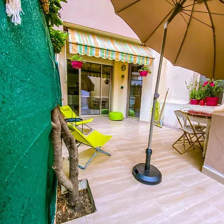 50m / 200m Hippodrome 2 Pieces Jardin Garage Apartment Cagnes-sur-Mer